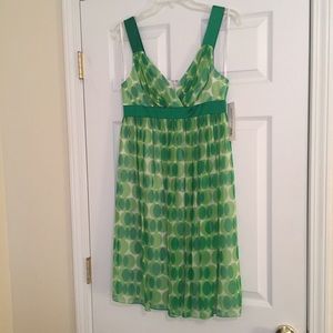 Laggy London Green Polka Dot Dress